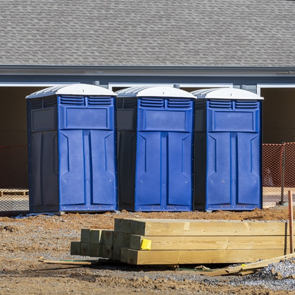 are there any restrictions on what items can be disposed of in the portable restrooms in St James MI